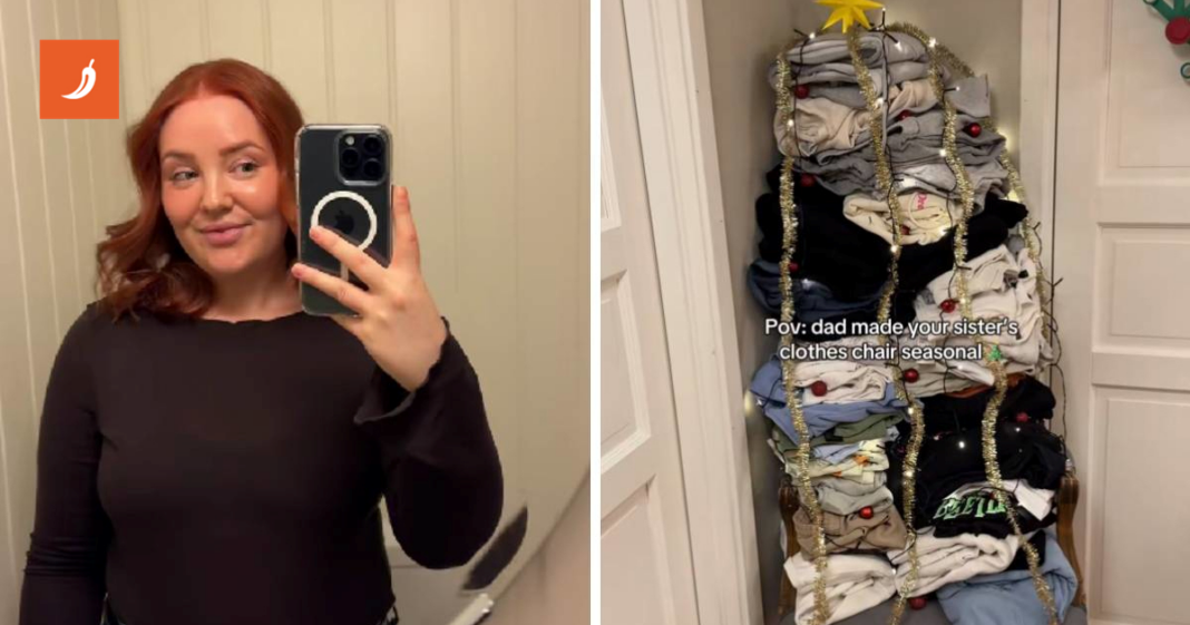 Kći je skladištila odjeću na stolcu, pogledajte što je njezin tata napravio