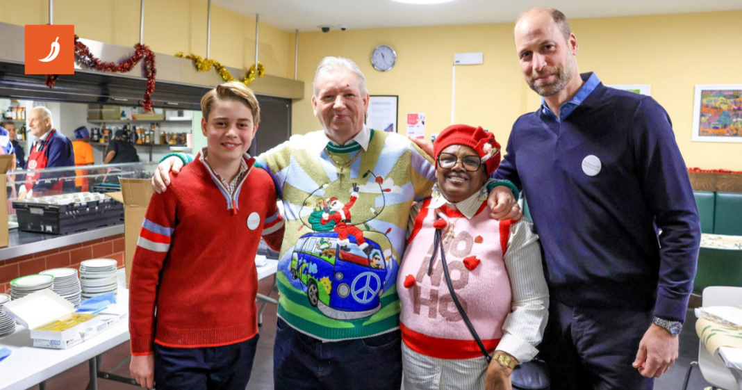 Princ William i sin George volontirali za beskućnike