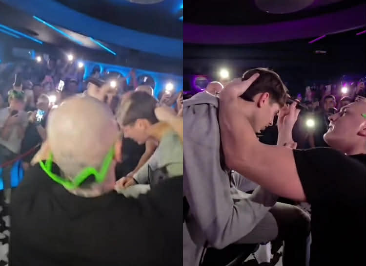 Desingerica otišao korak dalje: Na nastupu izvadio mašinicu i ošišao momka iz publike