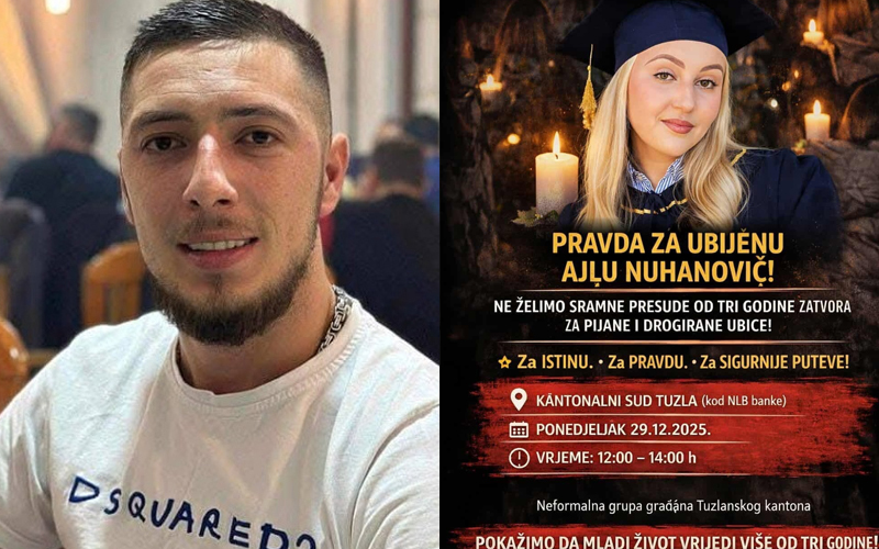 Građani sutra izlaze na ulice zbog presude Vejsilu Haliloviću: Pokažimo da mladi život vrijedi više od 3 godine