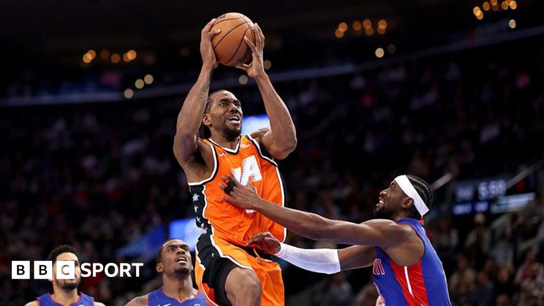 Kawhi Leonard izjednačio je rekord LA Clippersa u pobjedi nad Detroit Pistonsima