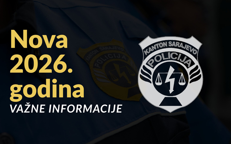 MUP KS izdao nove važne informacije pred doček Nove godine u Sarajevu