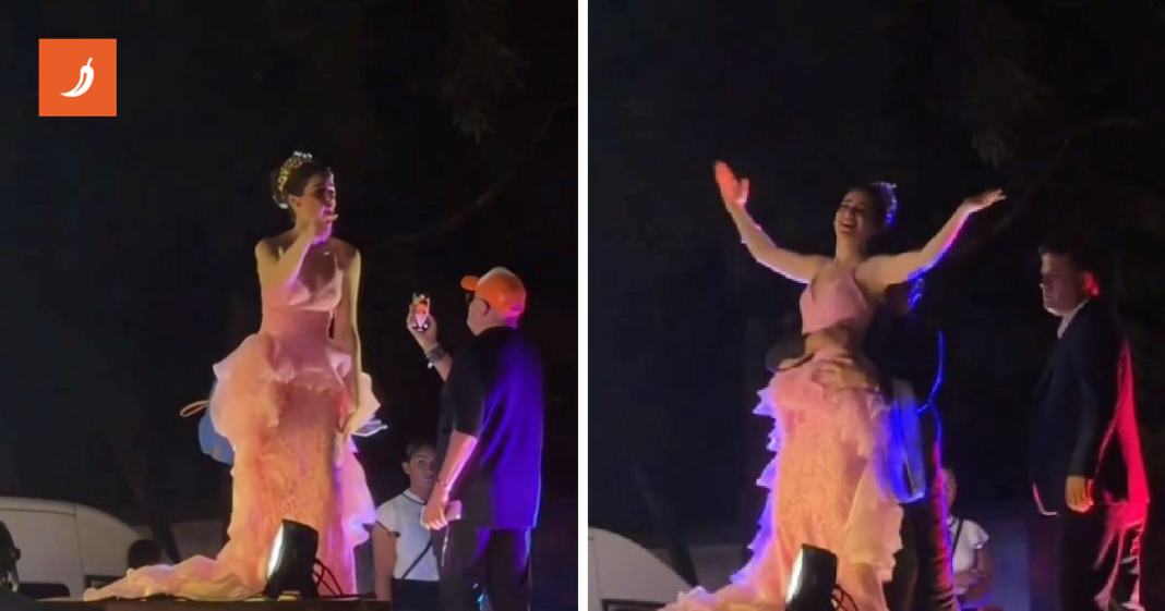 Miss Universe Fátima Bosch odbila napustiti pozornicu, odnio je tjelohranitelj