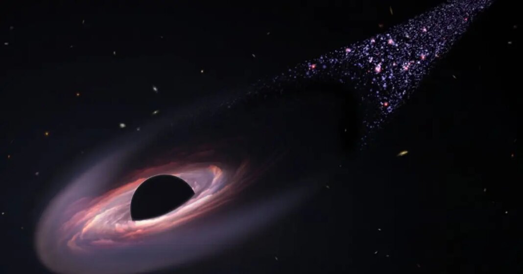 NEVJEROJATNO Odbjegla crna rupa juri svemirom i iza sebe ostavlja život! Evo i kako…
