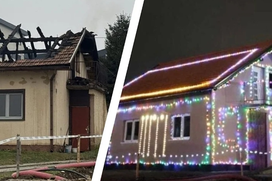 OBEĆANO – ISPUNJENO: Komšija Jasmin vratio Božić u srce porodice Ljubas nakon stravične vatre (FOTO)