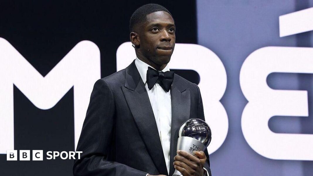 Ousmane Dembele proglašen je za najboljeg igrača godine FIFA-e