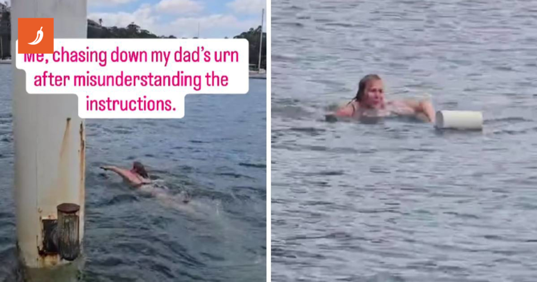 Kći trebala baciti očev pepeo u jezero, nije shvatila upute pa je nastao kaos 🫢