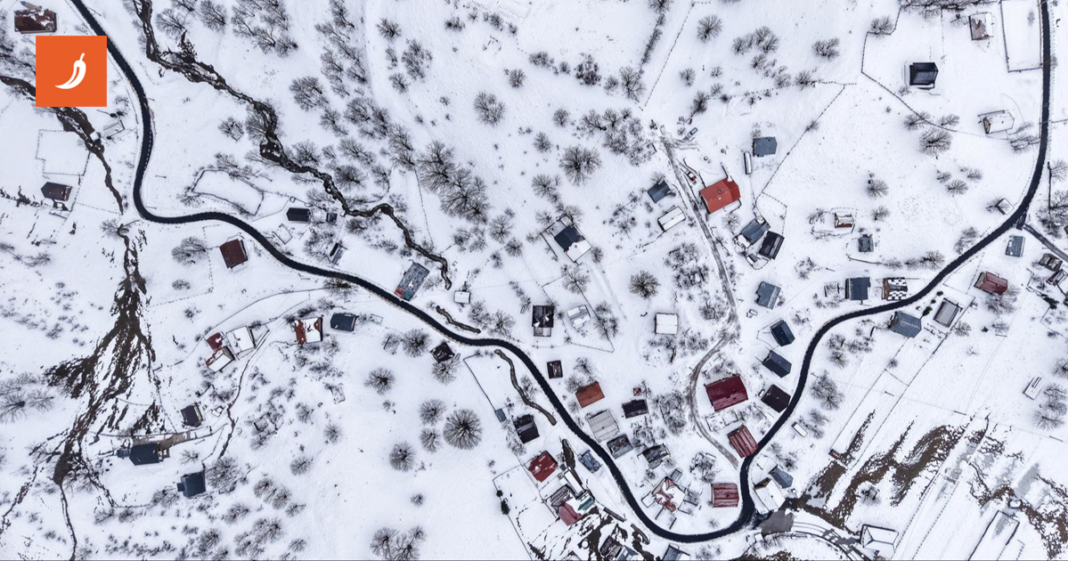 Zimska idila: Bjelašnica iz zraka izgleda bajkovito