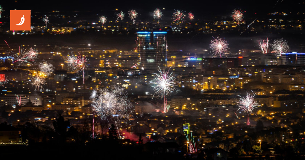 FOTO Pogledajte nebo iznad Zagreba nakon što je otkucala ponoć