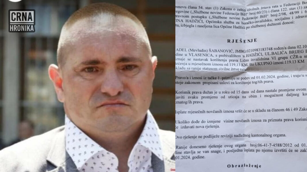 Adelu Šabanoviću ubili 22 člana porodice, a od države dobiva samo 119 KM pomoći