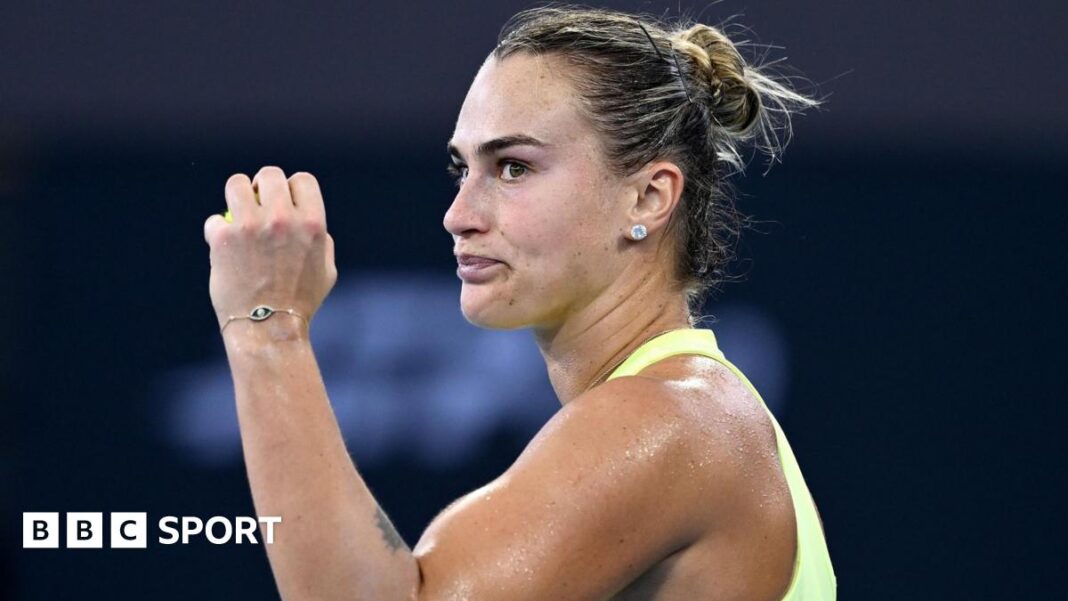 Aryna Sabalenka je pobijedila Madison Keys i stigla do polufinala Brizbejna