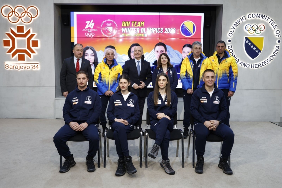 BRANIT ĆE BOJE BiH: ‘SB’ na predstavljanju bh. tima olimpijaca za Zimske olimpijske igre (FOTO)