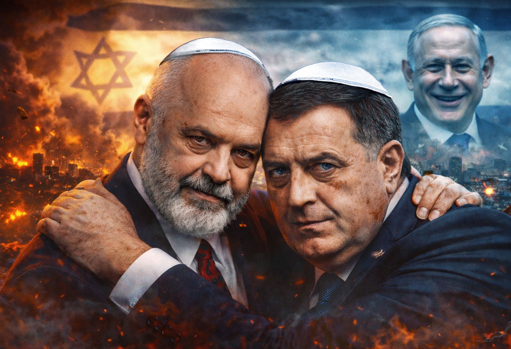 CIONISTIČKA KONKVISTA NA BALKANU: Klečavci Edi Rama i Milorad Dodik puze prema Izraelu i mole za spas