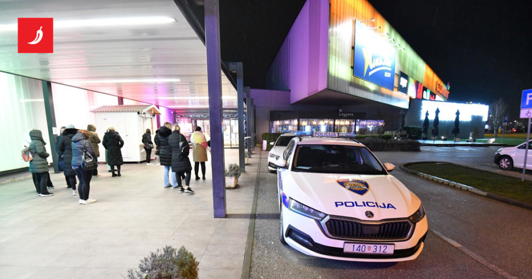 FOTO Dojava o bombi u šoping-centru kod Varaždina, u tijeku policijski pregled