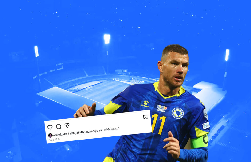 Jedan lajk Edina Džeke bacio navijače Želje u trans: “Vraća se kući!”