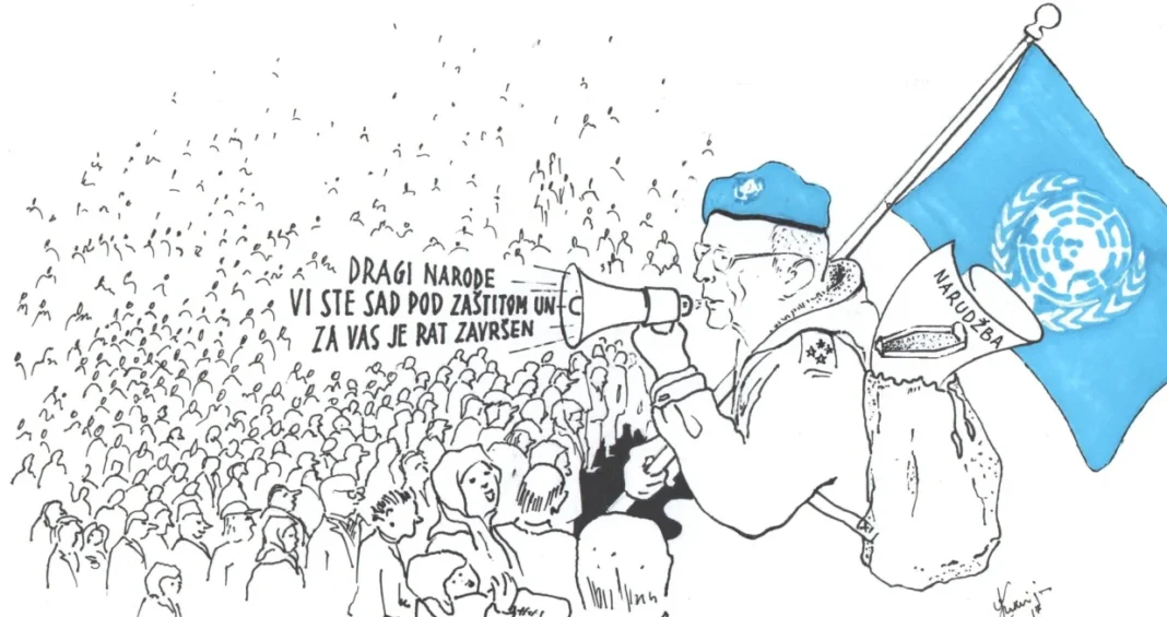 Karikaturist iz Srebrenice o Morillonovoj smrti: Historijska rečenica i lažni osjećaj sigurnosti