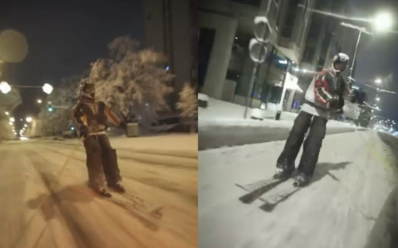 Mladići koji su skijali kroz Sarajevo snimili svoju nezaboravnu avanturu