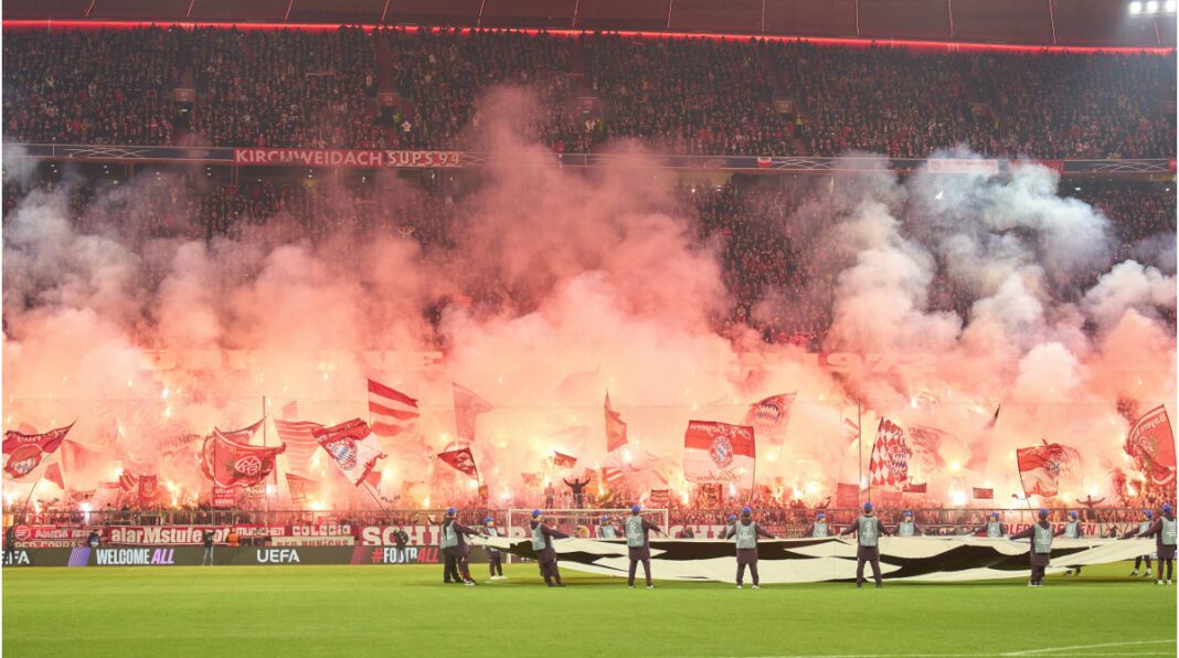 Nakon pirotehničke kazne: Bayern zatvara velike dijelove južne krivine u Ligi prvaka