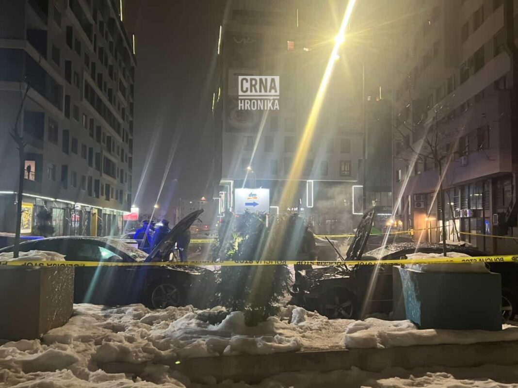 Noćna paljevina na Stupu: Nepoznata osoba zapalila dva automobila