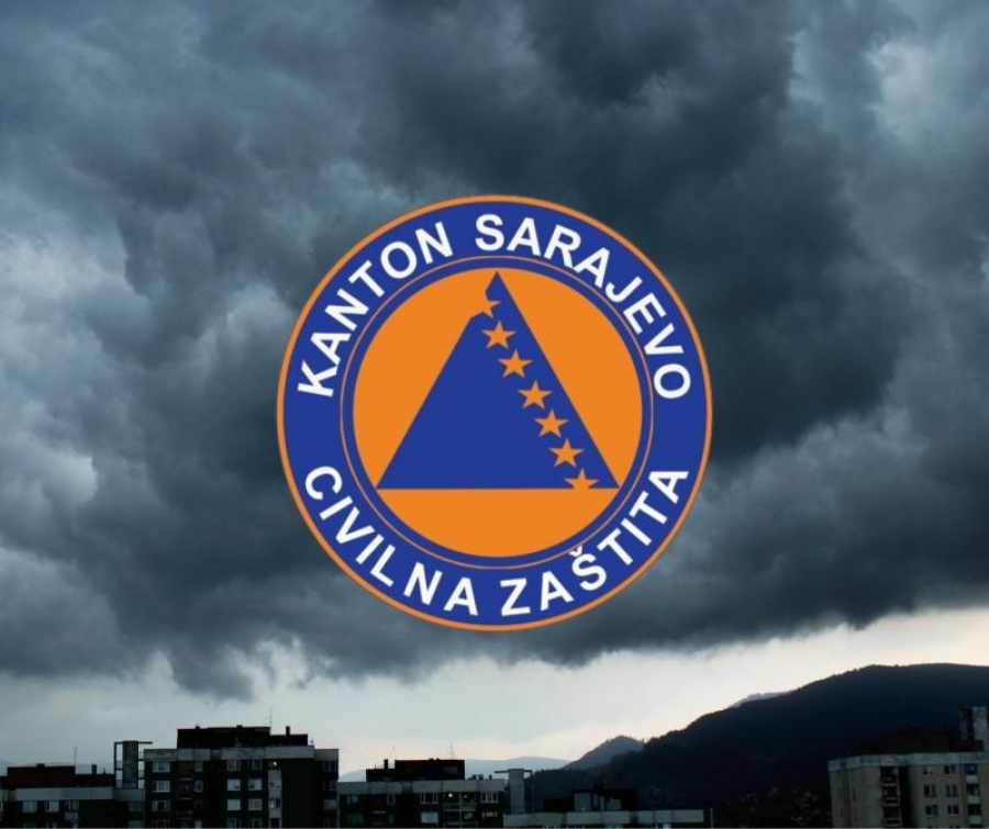 OPASNOST OD VELIKIH PADAVINA: Civilna zaštita Kantona Sarajevo poslala upozorenje koje se tiče svakog stanovnika