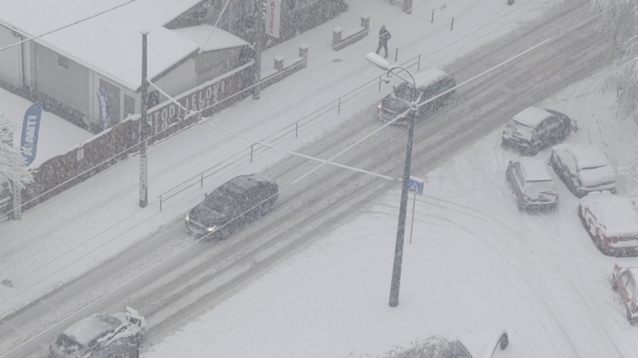 SAOBRAĆAJNI KOLAPS ZBOG SNIJEGA ŠIROM BiH: Stablo prekinulo put Kladanj-Živinice, kamioni isključeni na Romaniji i Komaru