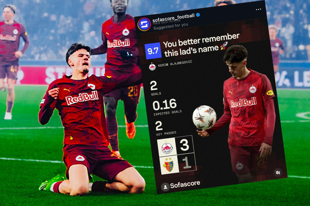 Sofascore: Bolje da upamtite ime Kerima Alajbegovića