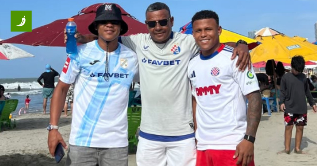 Zvijezda Vukovara pozirala u Hajdukovom dresu na plaži u Kolumbiji