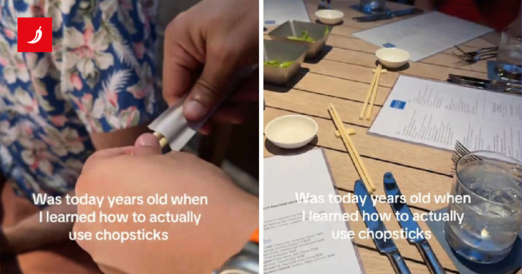 Ljudi tek sada shvaćaju “ispravan način” korištenja drvenih štapića za jelo