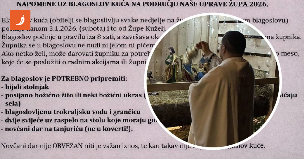 Sjećate se popa kojem smeta Orašar? Pogledajte njegova pravila za blagoslov kuća