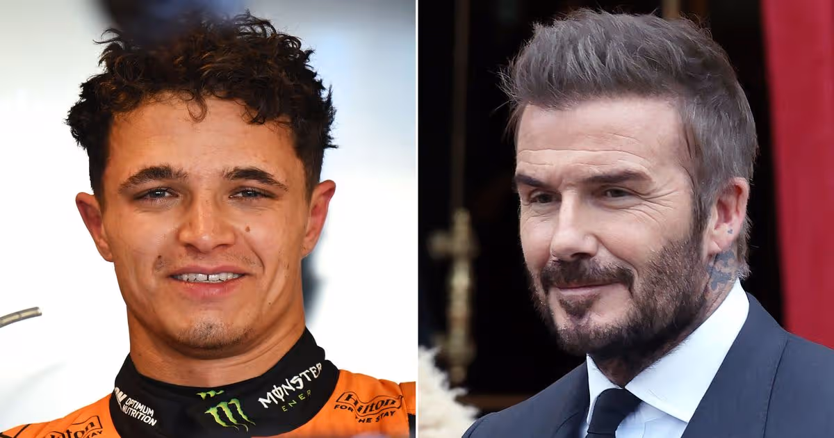 Poruka Davida Beckhama Landu Norrisu otkrivena je dok se šampion F1 izvinjava