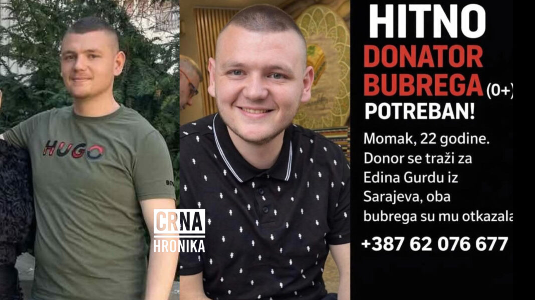 22-godišnjaku iz Sarajeva otkazala oba bubrega: Hitno treba pomoć dobrih ljudi