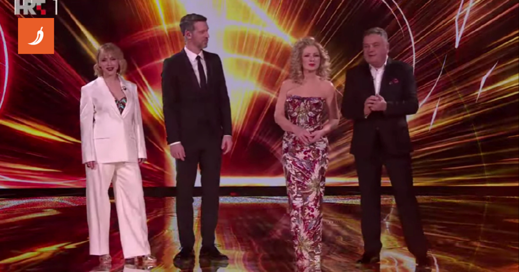 Iva Šulentić u finalu Dore u bijelom odijelu, Barbara Kolar u upečatljivoj haljini