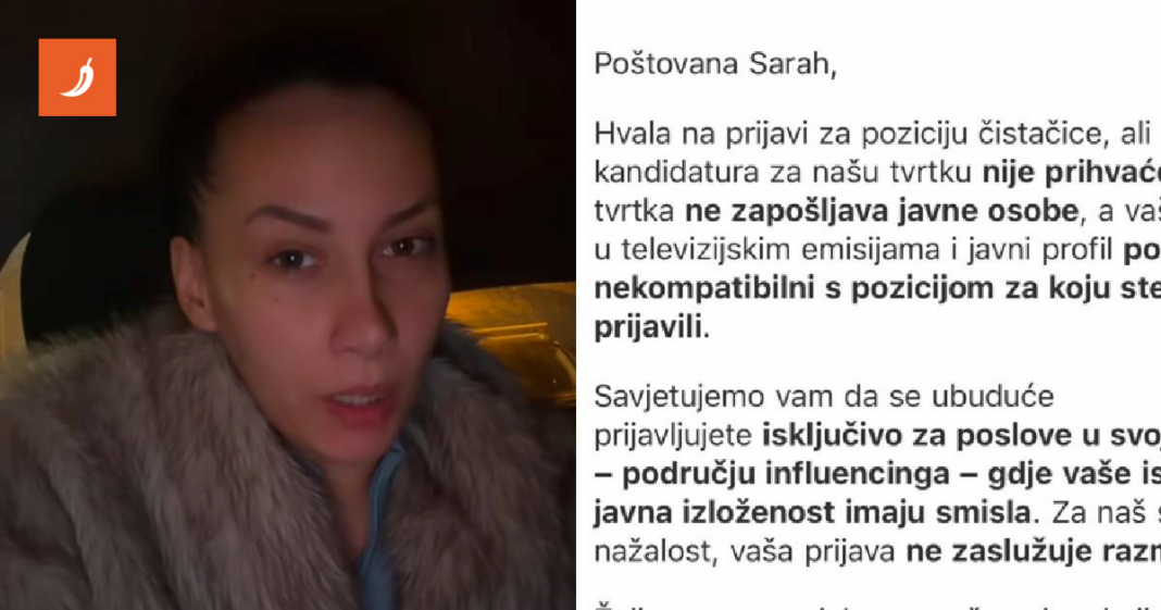Twerkerica iz Vukovara: “Odbili me za posao čistačice jer sam poznata”