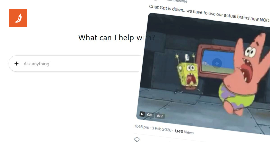 Društvene mreže preplavljene sprdnjama i memovima na pad ChatGPT-ja