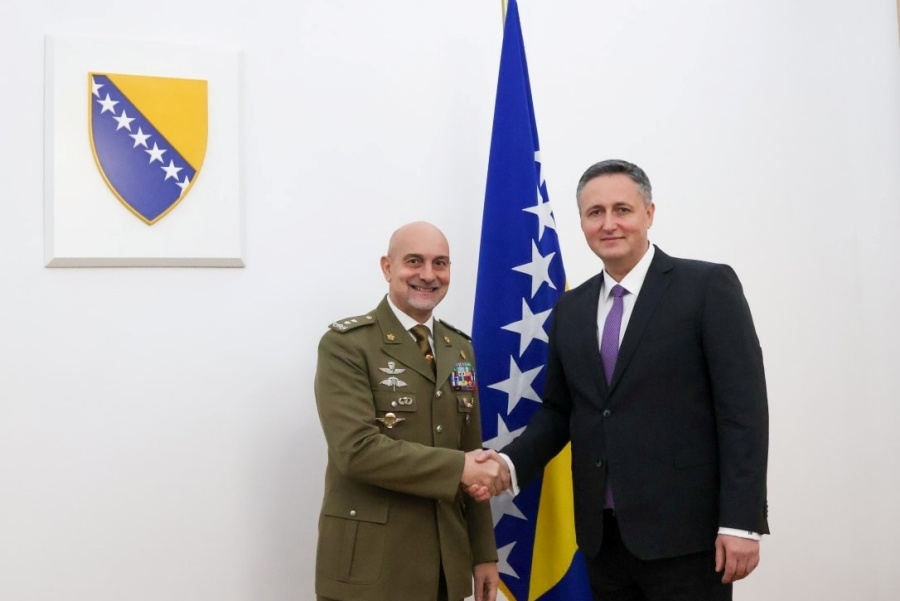 BEĆIROVIĆ S NOVIM KOMANDANTOM EUFOR-a: Institucije Bosne i Hercegovine nastavlaju raditi na zaštiti ustavnog poretka