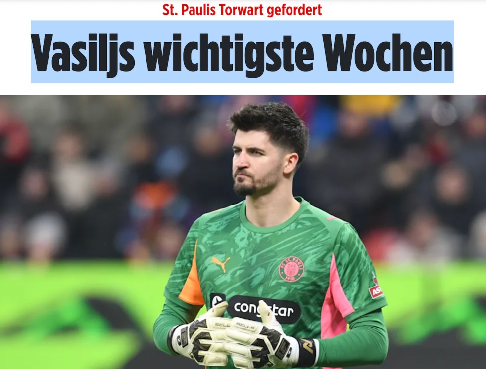 Bild o Vasilju: Ne može biti zadovoljan sezonom