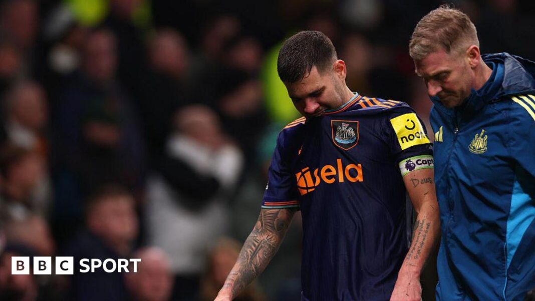 Bruno Guimaraes: Kapiten Newcastlea će biti van terena dva mjeseca zbog povrede