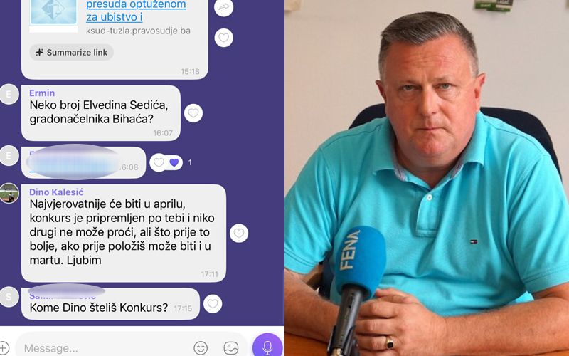 Kome portparol Privredne komore TK Dino Kalesić namješta konkurs? “Pripremljen po tebi i niko drugi ne može proći” – Crna hronika