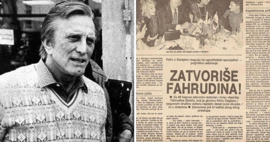 Noć kada je Fahro ukrao Kirka Douglasa: ‘Nisam ja kriv, Mate iz Rijeke’