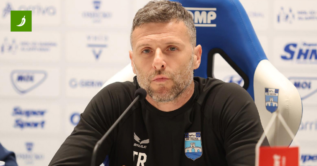 Novi trener Osijeka: Mi nismo u borbi za ostanak. To je neprirodno