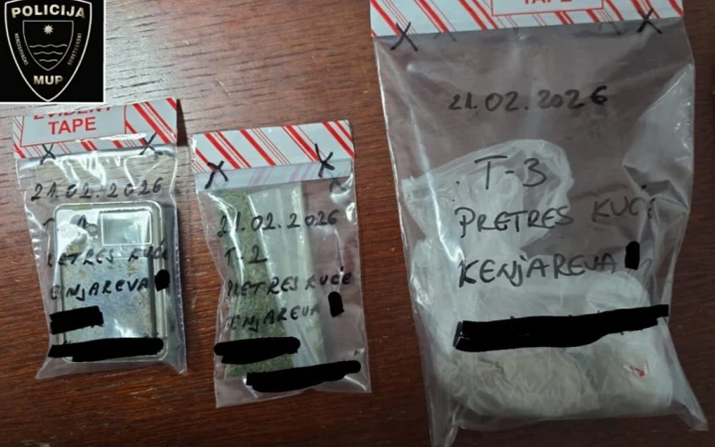 Policija uhapsila Mostarca (47) nakon što su mu u kući pronašli drogu