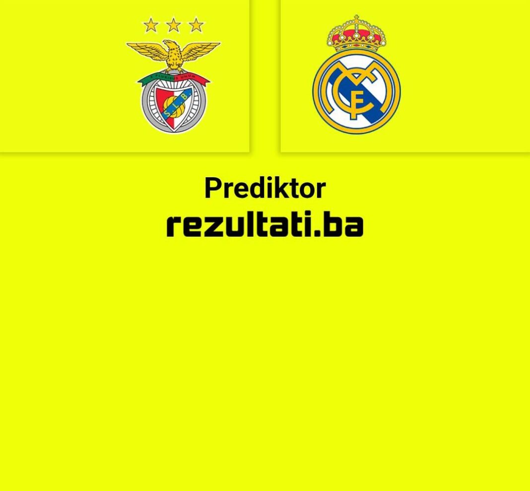 Prediktor Liga Šampiona: Benfica – Real Madrid: Golovi, oba daju, kartoni…