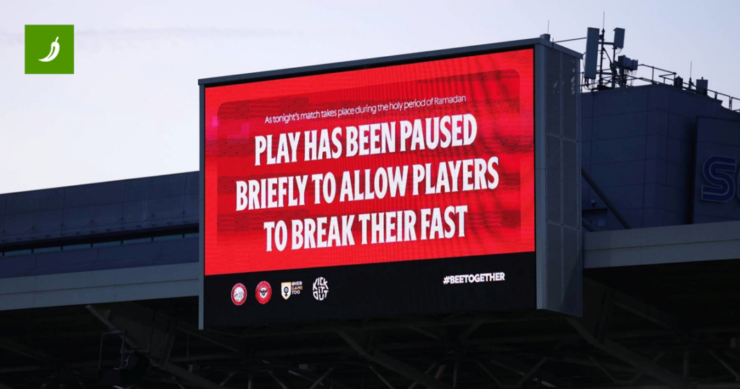 Premier liga pauzama na utakmicama omogućava muslimanima da prekinu post u Ramazanu