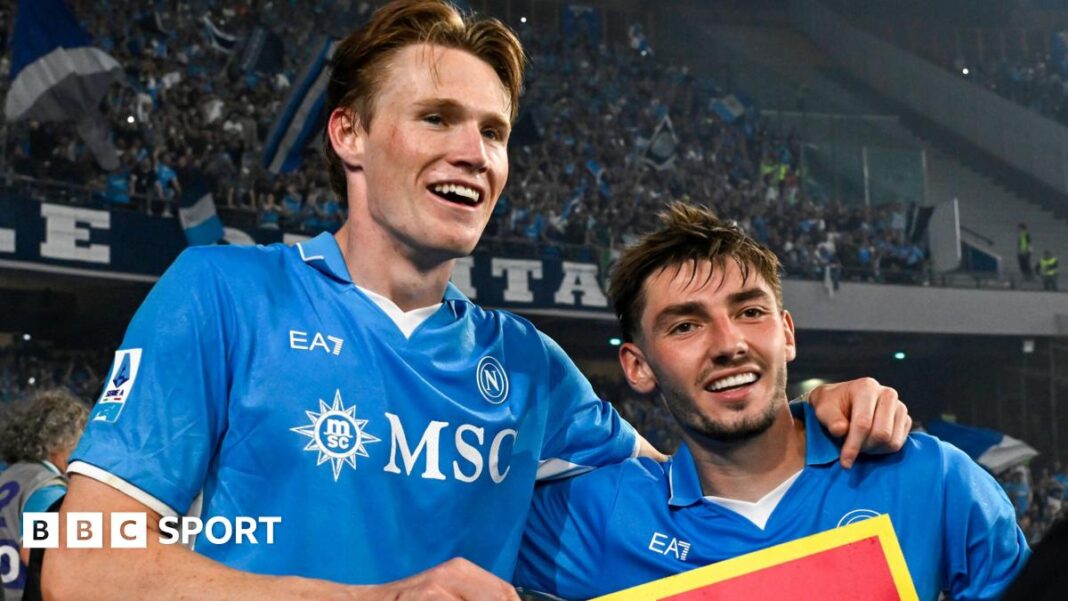 Scott McTominay: Škotski veznjak u trci za Atalantu za Napoli uživo na BBC Albi Napoli