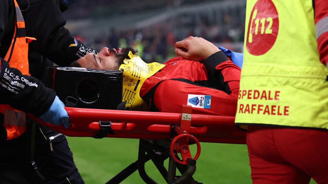 Slomljena vilica: Loftus-Cheek je nestao iz Milana nakon užasnog sudara