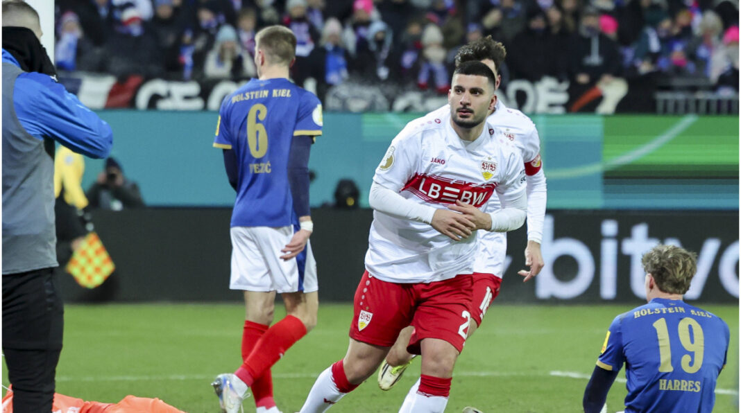 Štutgart slavi pobedu protiv Holstein Kiela – branioca titule u polufinalu DFB kupa Štutgart slavi pobedu protiv Holstein Kiela – branioca titule u polufinalu DFB kupa