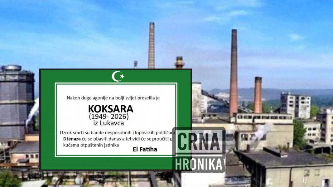 “Uzrok smrti bande nesposobnih i lopovskih političara” – Crna hronika