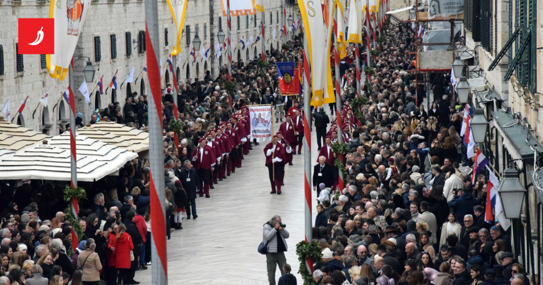 Zatvorena Festa svetog Vlaha u Dubrovniku