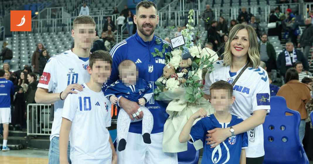 Hrvatski rukometaš završio karijeru, na svečanosti ga podržali supruga i djeca
