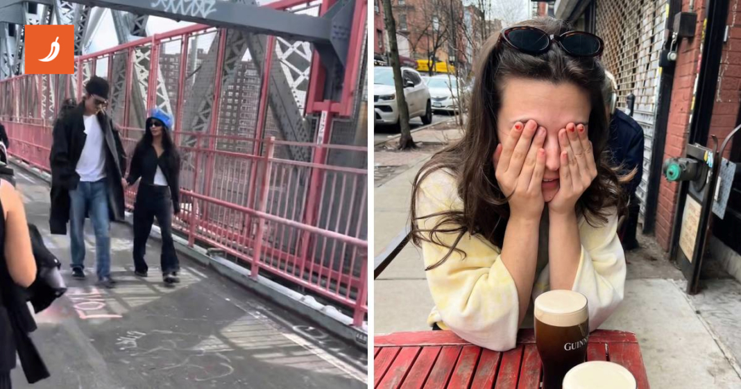 Slušala pjesmu slavnog pjevača na mostu pa shvatila tko ide prema njoj 😍 Slušala pjesmu slavnog pjevača na mostu pa shvatila tko ide prema njoj 😍